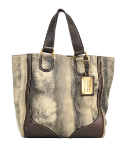 Miss Exotic Tote, Leather, Brown, MII, 1*